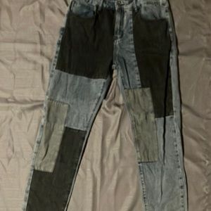 Multicolor jeans size medium